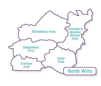 north wilts map